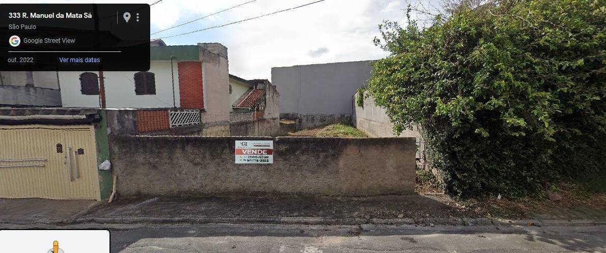 #1126 - Terreno para Venda em São Paulo - SP